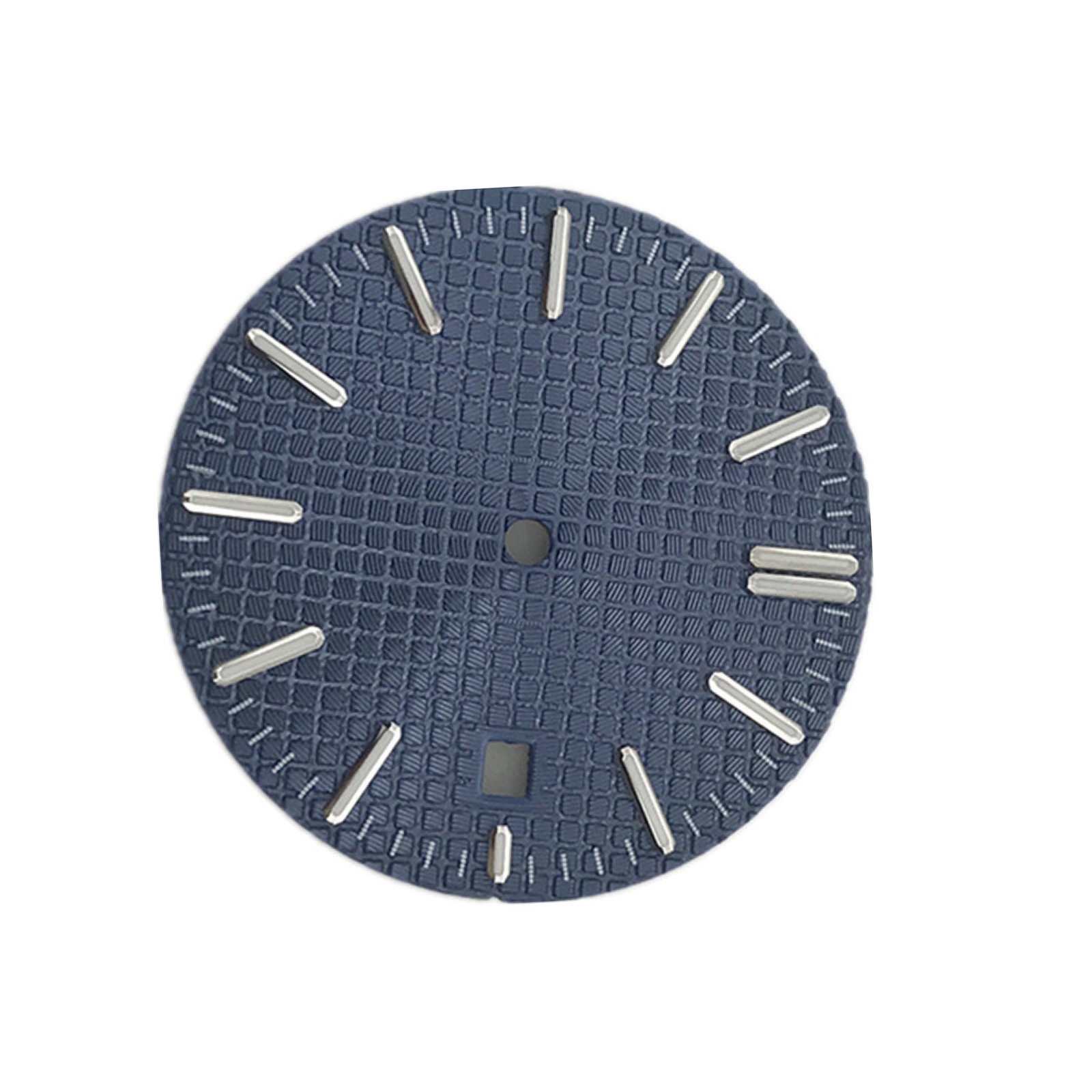 Blue Single Date @3 Watch Movement Dial Plate Replace For DG2813 B