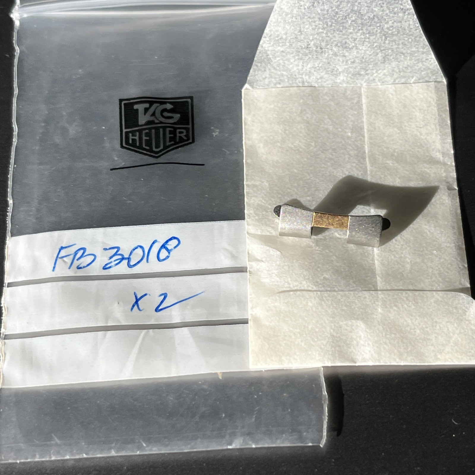 TAG Heuer Watch Bracelet END PIECE Link 16 mm FB3018 306/31 Two-Tone Matte OEM