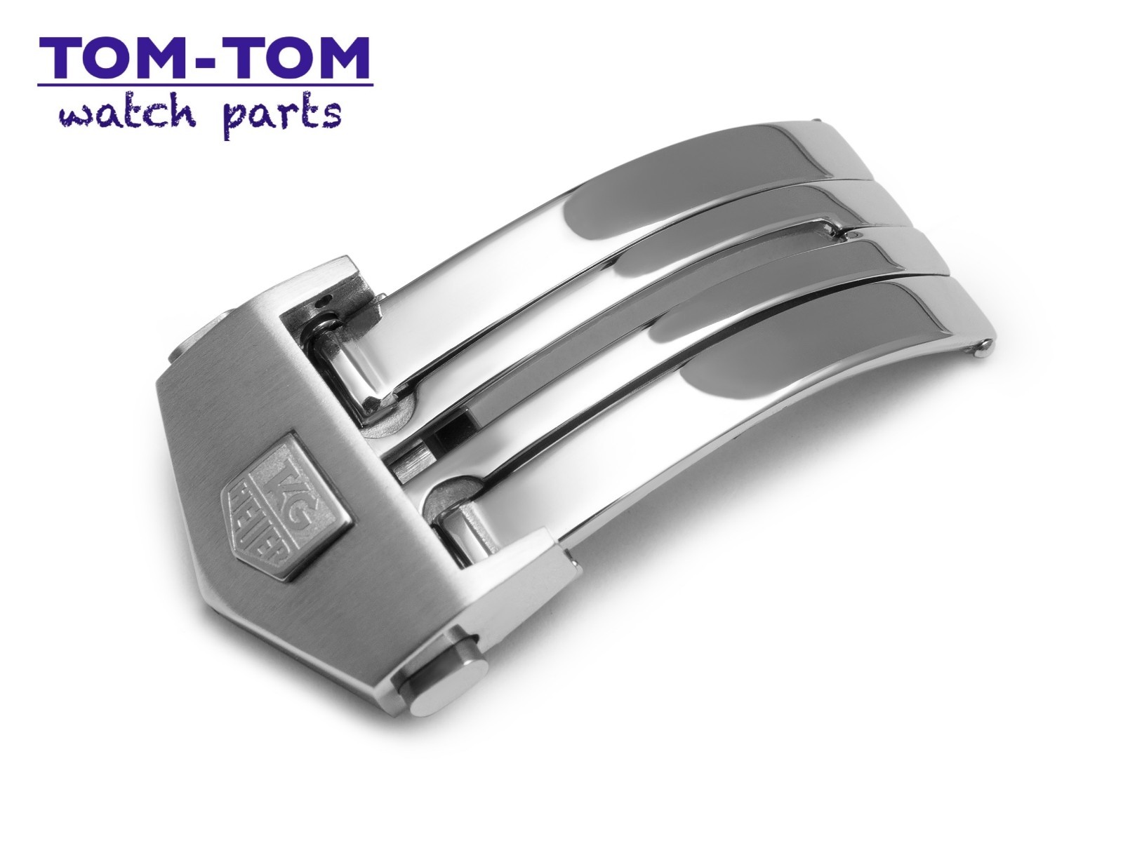 Fits TAG HEUER 18 20mm Clasp Buckle for Leather Rubber Strap Band Carrera Monaco