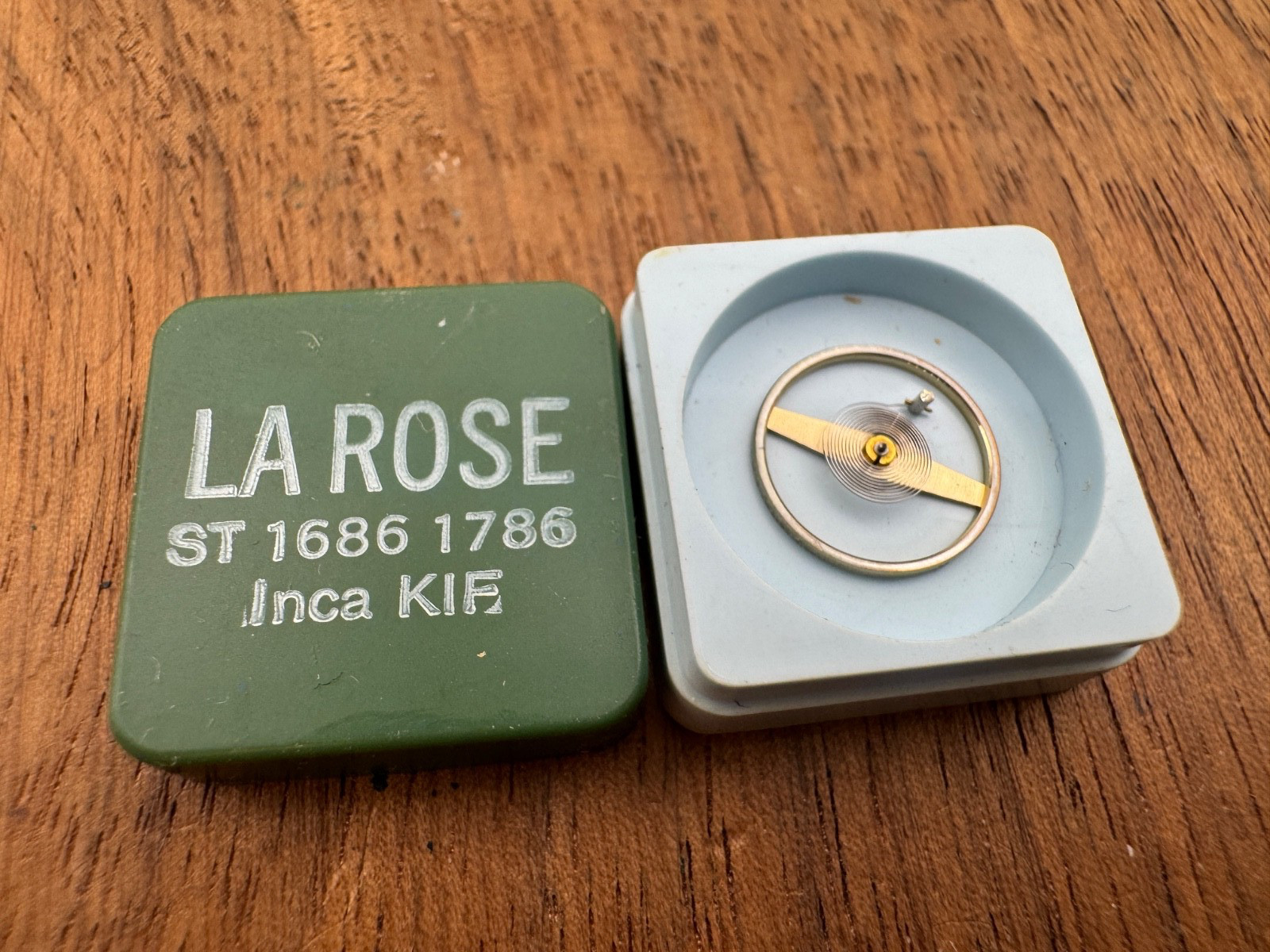 ST 1686/1786 INCA complete Balance Assembly KIF watch maker parts repair NOS