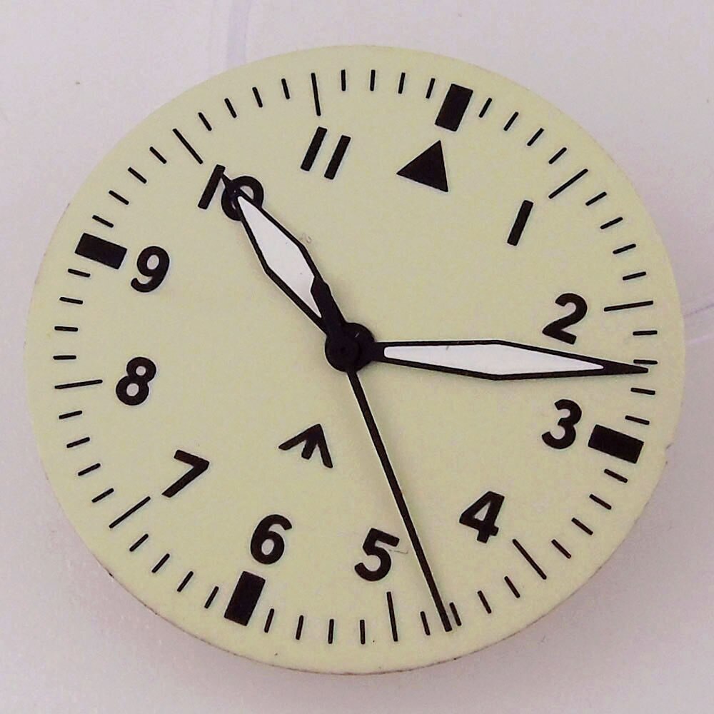 Full Lume Dial 29mm Watch Dial Hand Fit for NH35A NH36A Miyota PT5000 Dive Case