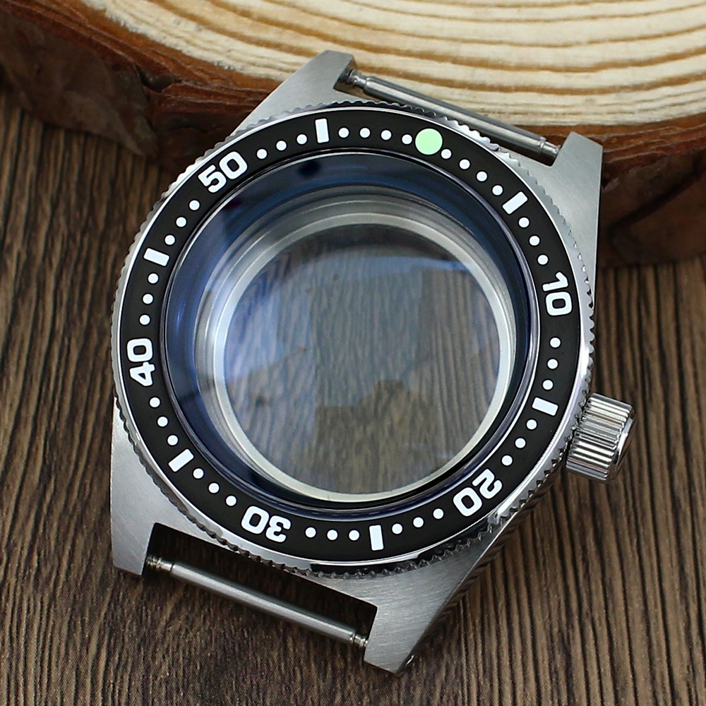 40mm 62MAS Mod Stainless Watch Case Sapphire For Seiko NH34 NH35 NH36 NH38