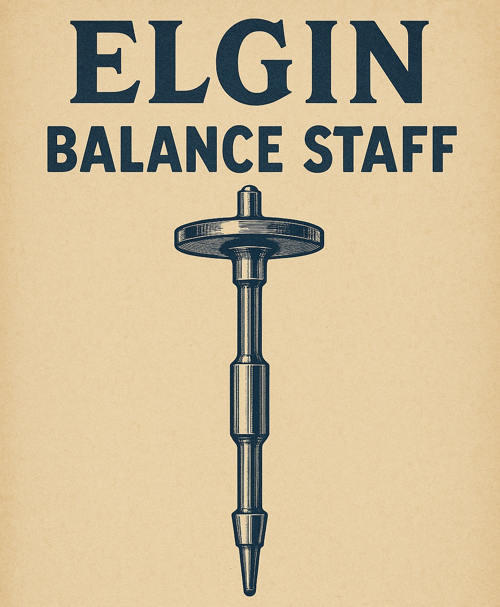 SB8A: Vintage ELGIN Balance Staffs – Select Size 3/0 to 18s – NOS Free Shipping
