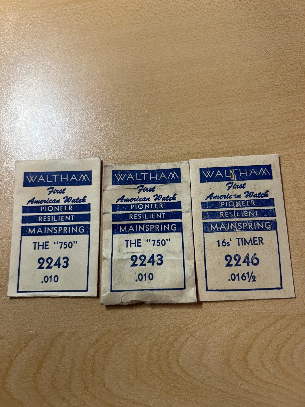 Waltham Mainspring NOS Part#2xxx