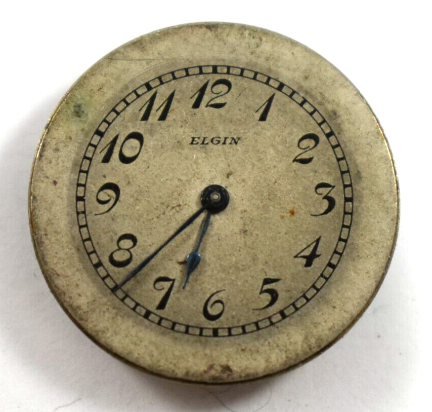 Vintage Elgin Manual Wind 431 6/s 7J Watch Movement lot.a2