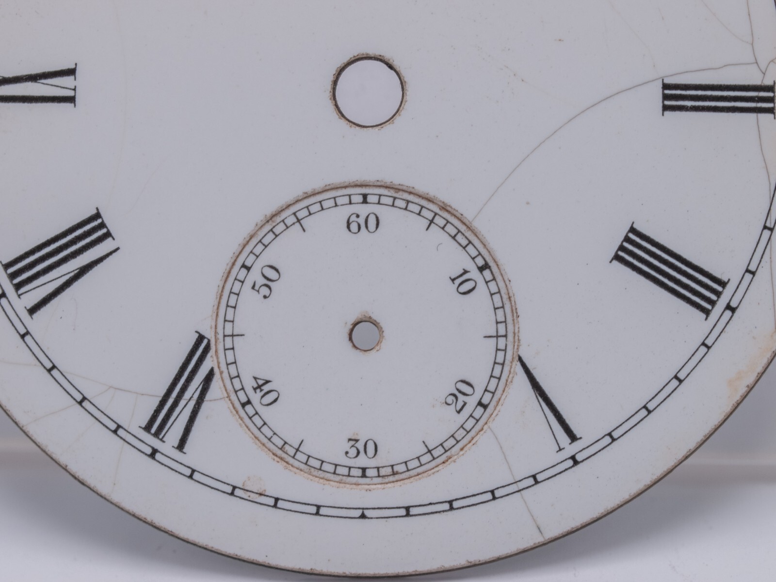 Hampden 18s Single Sunk Pocket Watch Roman Numeral Enamel Dial – Hairlines