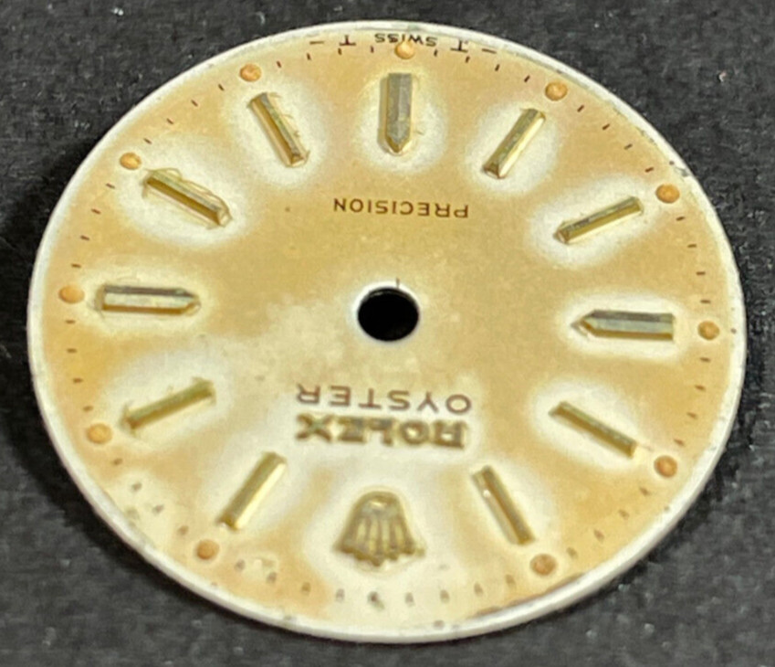 Vintage Rolex Oyster Precision Ladies Watch Dial For 6410 No Date