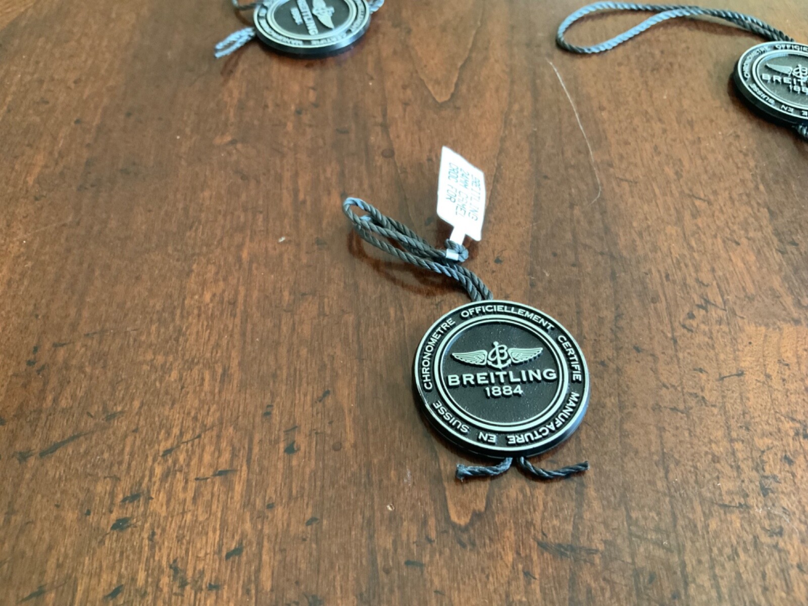 BREITLING Swiss Watch Officially Certified Chronometer Hang Tag ONLY ONE.
