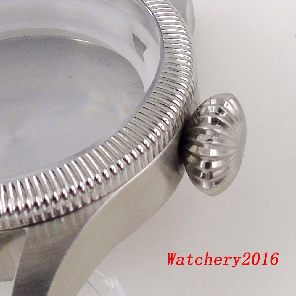 39mm Tandorio Sapphire Glass Watch Case 33.5mm Dial For NH35 NH35A 2824 PT5000