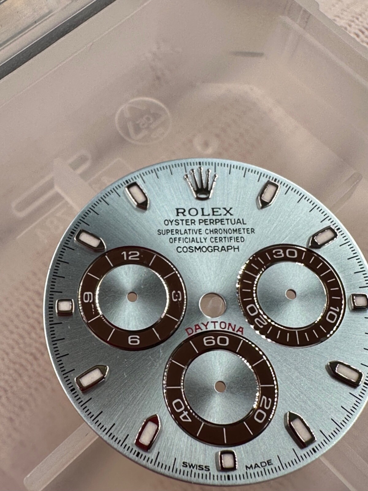 Rolex 116528 dial for 116506/116576TBR Platinium Daytona