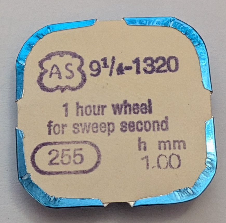 NEW AS A Schild Cal. 1320 Part 255 – Hour Wheel Sweep Second , Height 1.00mm
