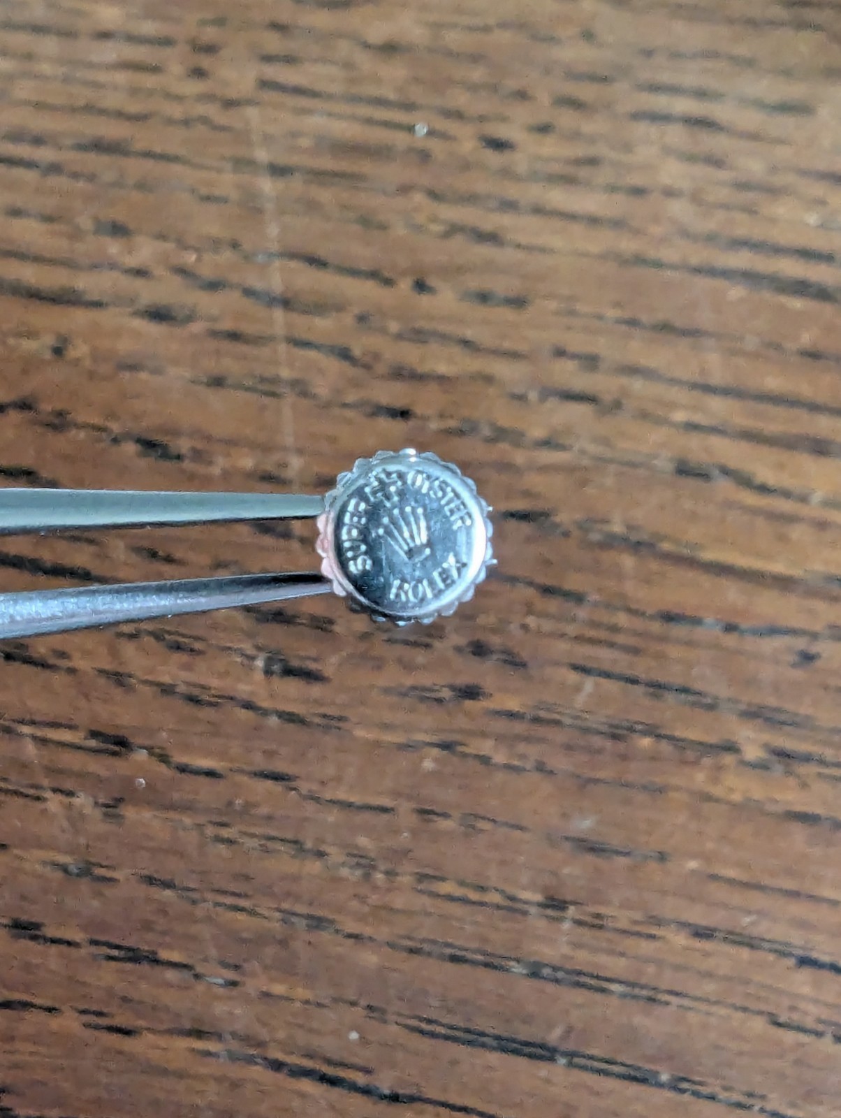 Rolex Super + Oyster Watch Crown, 6mm X 2.5mm, Tap 10, Loose Tube #S806