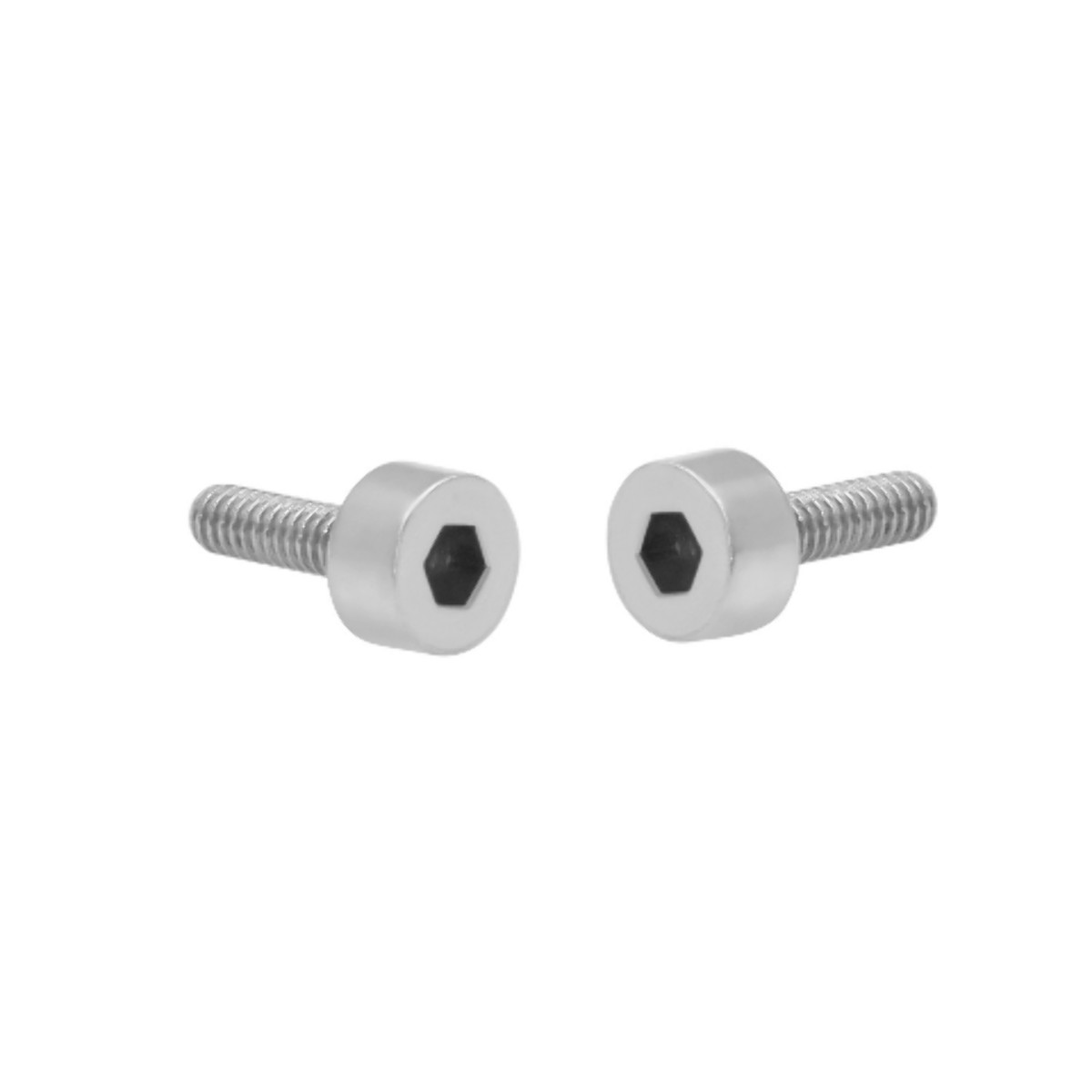 2 PCS SCREW FOR BELL & ROSS BR-01 -BR-03 RUBBER WATCH STRAP BAND S/STEEL