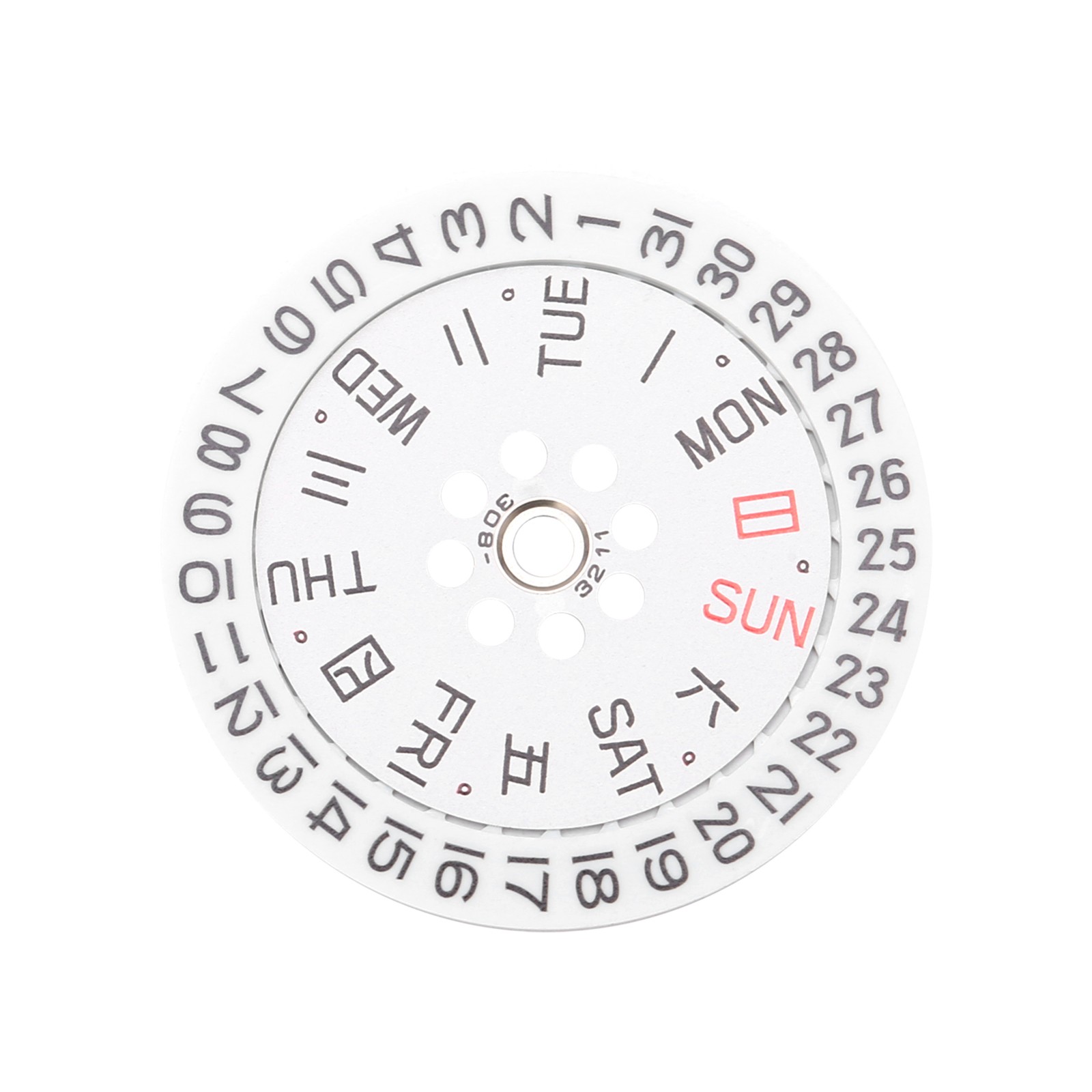 Watch Movement Date Dial Day Ring Circle Calendar Wheel For Miyota 8200 8205