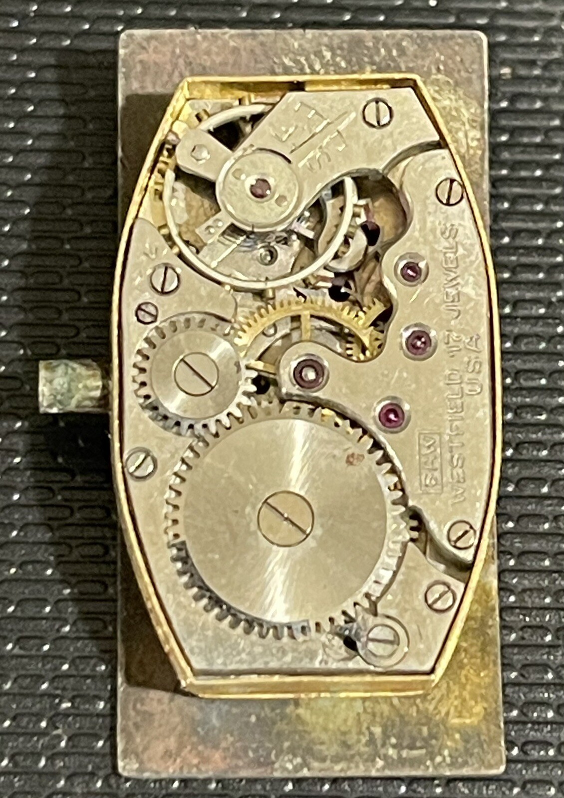 Croydon Westfield 6AB Bulova Base Movement For Parts Or Repair..TM7