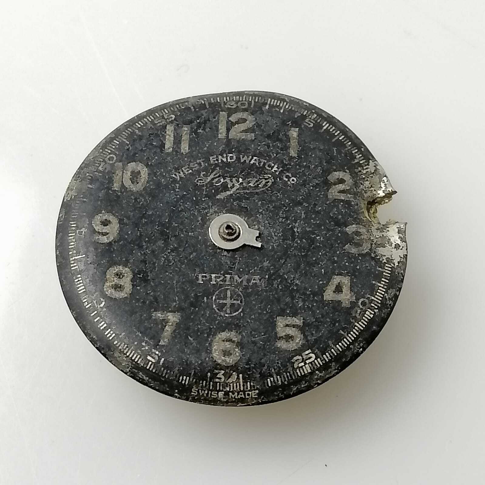 West End Watch 350 Manual Winding Watch Movement For Parts MUR441ARB1