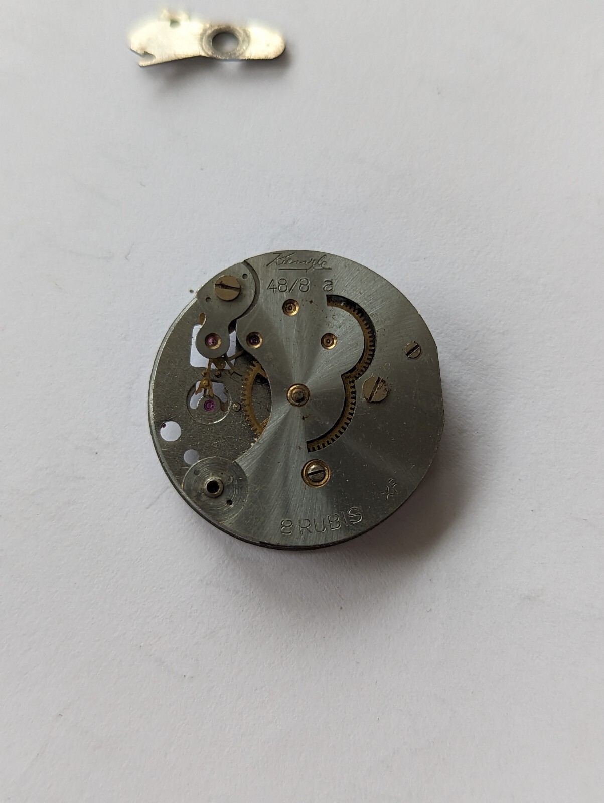 Vintage Kienzle 48/8 Mechanical Watch Movement (Incomplete)