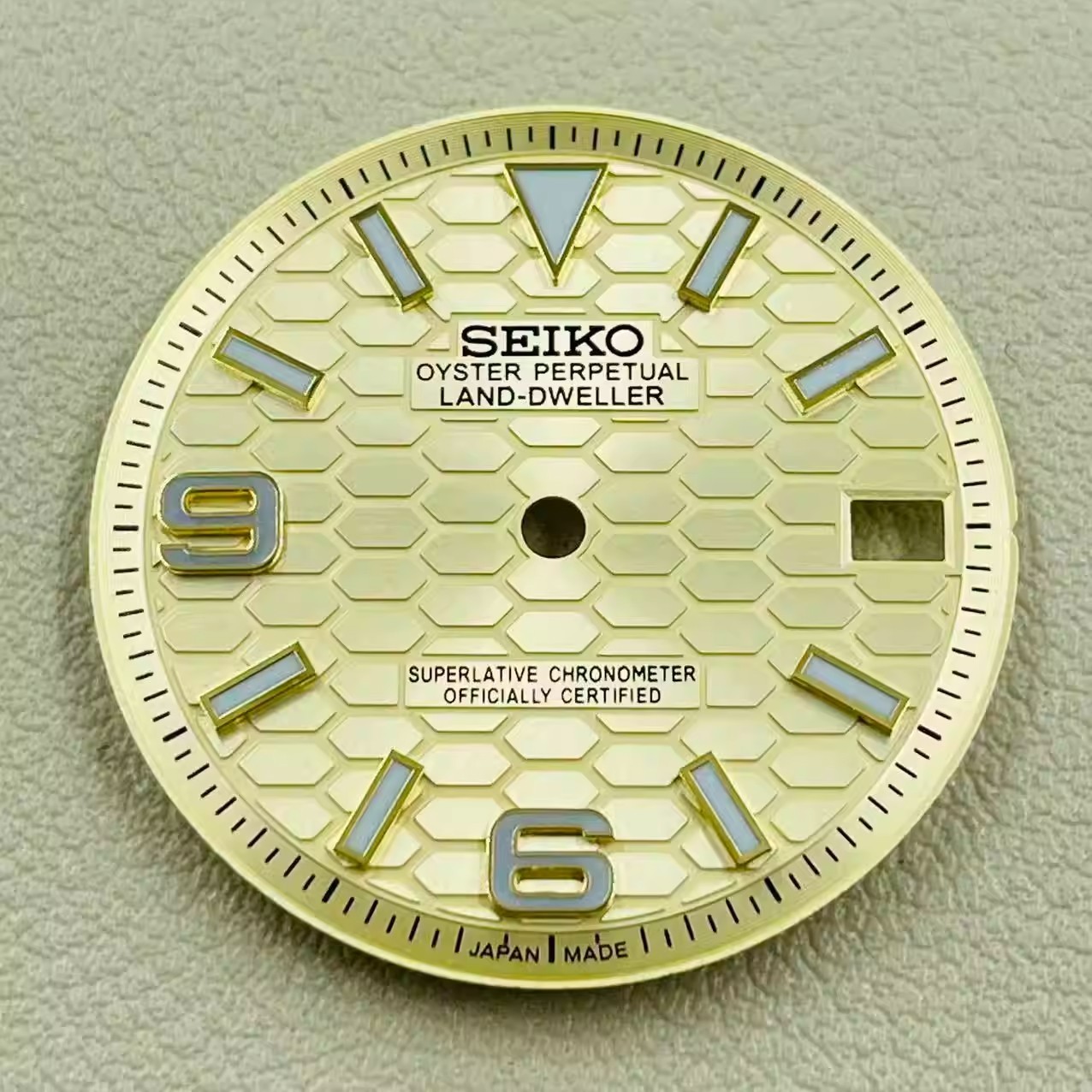 28.5mm 31mm Watch Dial Blue Green Luminous For NH35 NH36 Movement Watch Parts