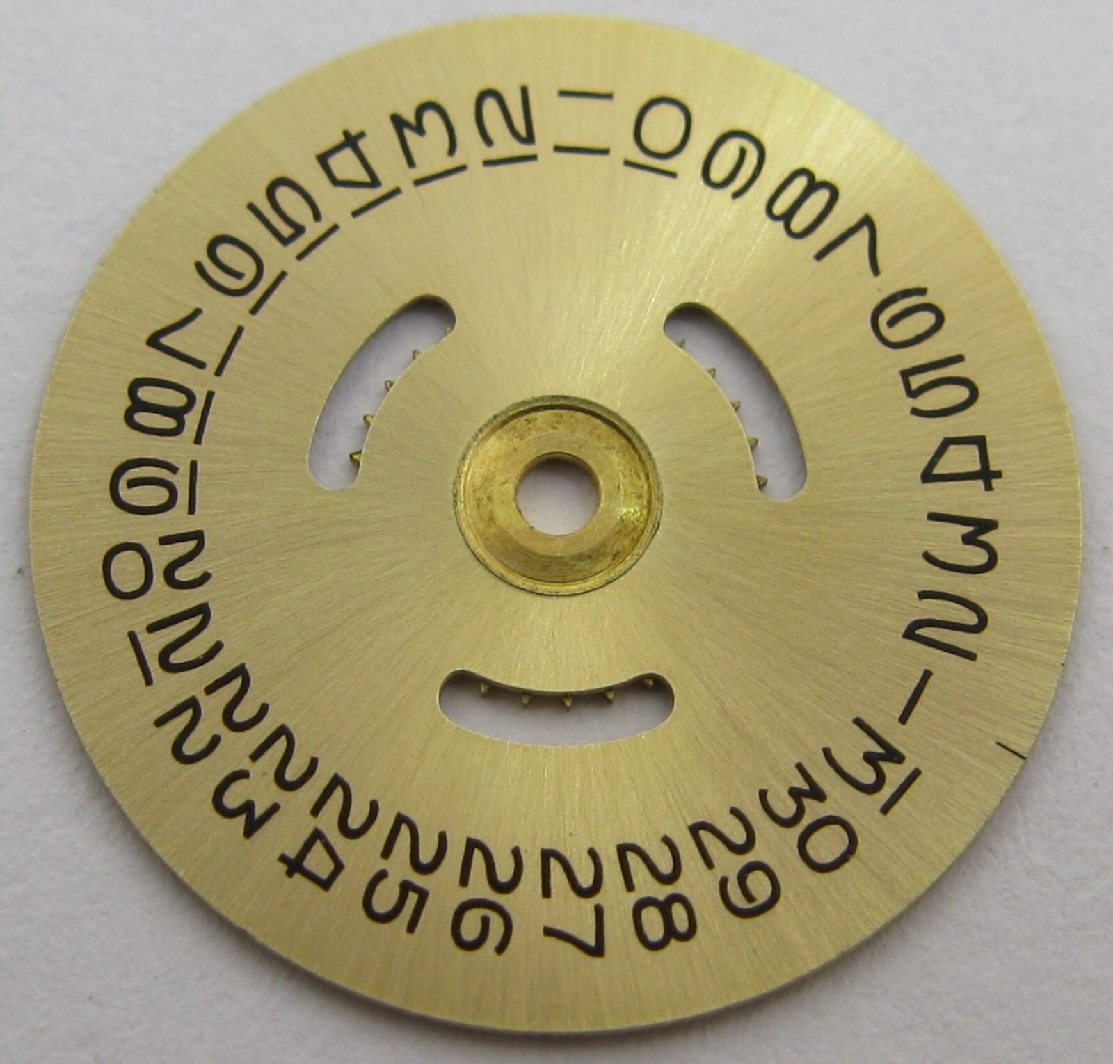 Rolex Watch 2030 2035 part calendar sunburst gold disc 4520 diameter 18 mm