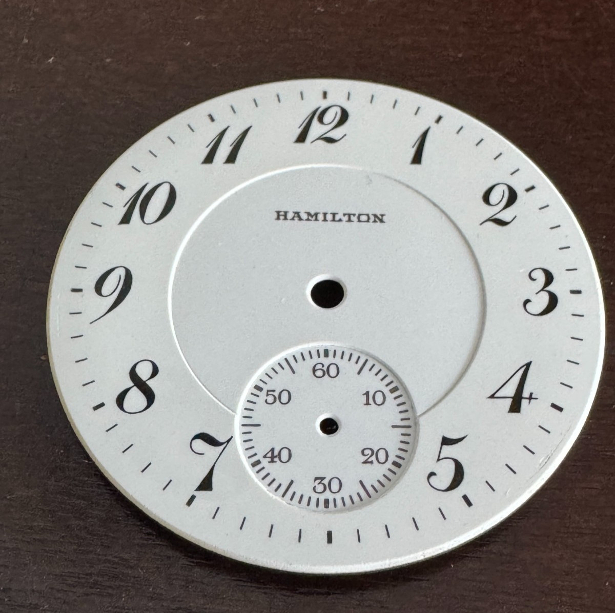 NEAR PERFECT VINTAGE 16 SIZE HAMILTON POCKET WATCH PORCELAIN RAILROAD DIAL