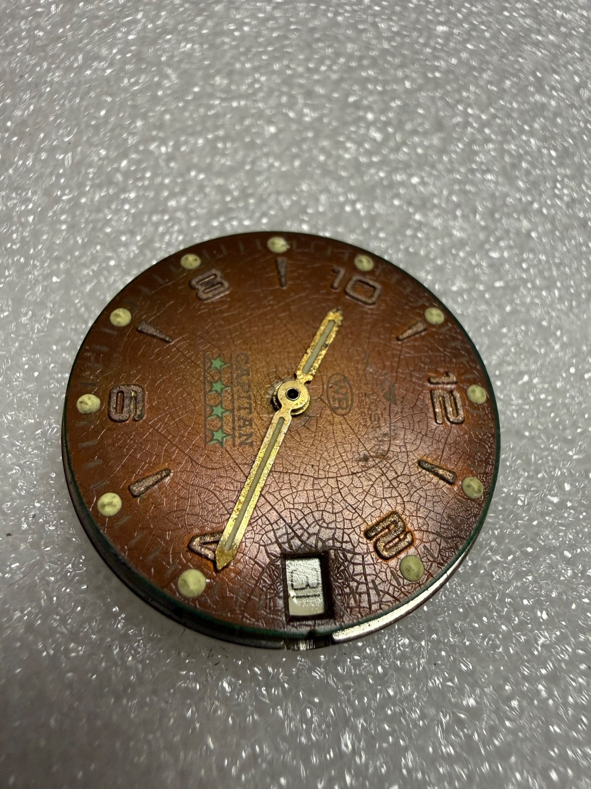Watch movement USSR Vostok Cal.2414A plus Dial.For parts.