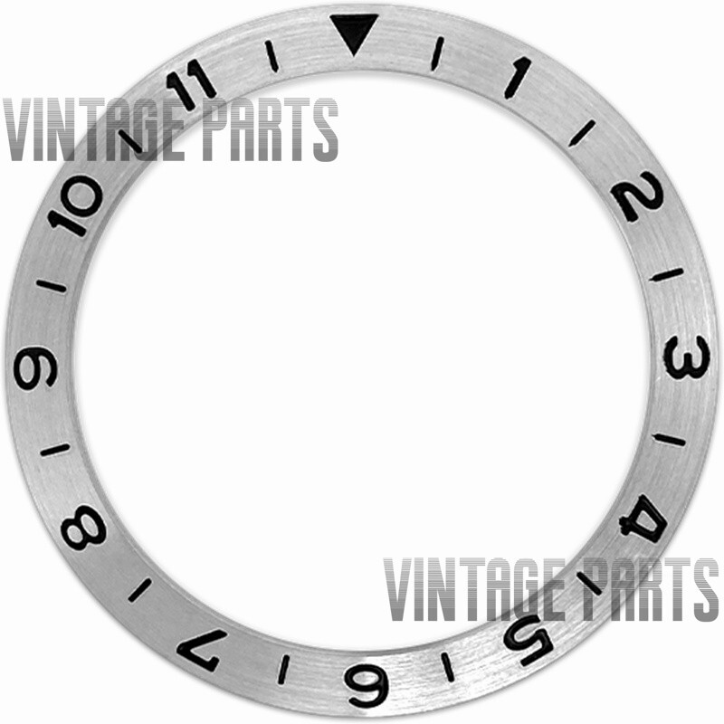 38*30.7mm silver aluminum slope bezel insert fit for skx007 GMT watches