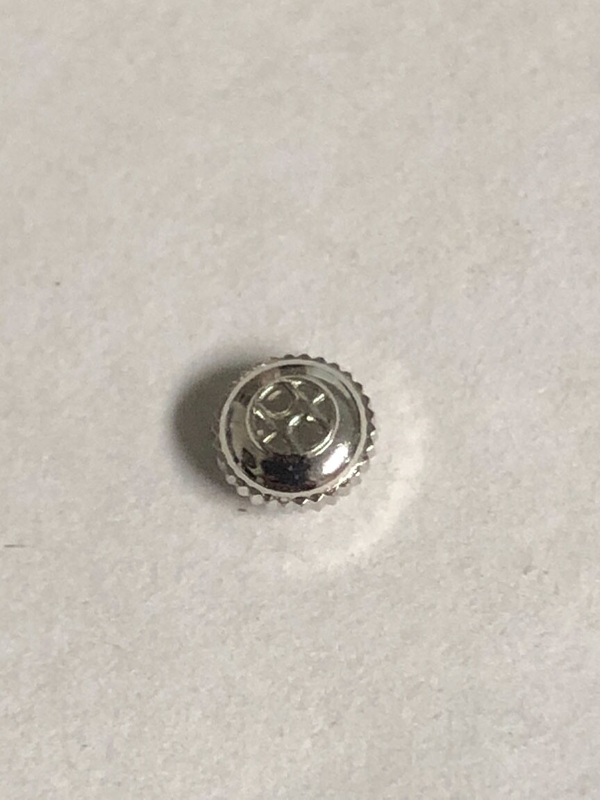 Hamilton Waterproof Stainless Steel / White Watch Crowns NOS O.D. 4.2mm Tap 10