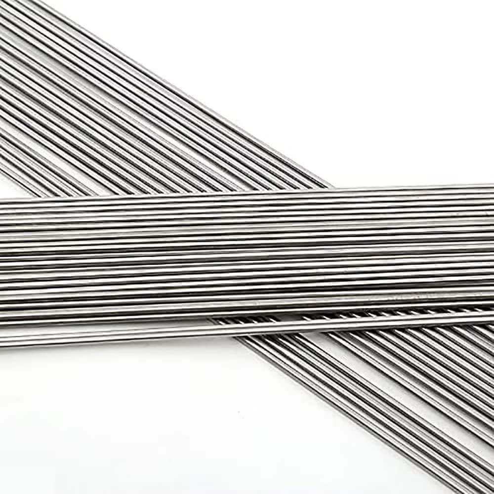 50PCS Stainless Steel Spring Wire 40CM 0.8mm Elastic Steel bar Round Bar Silver