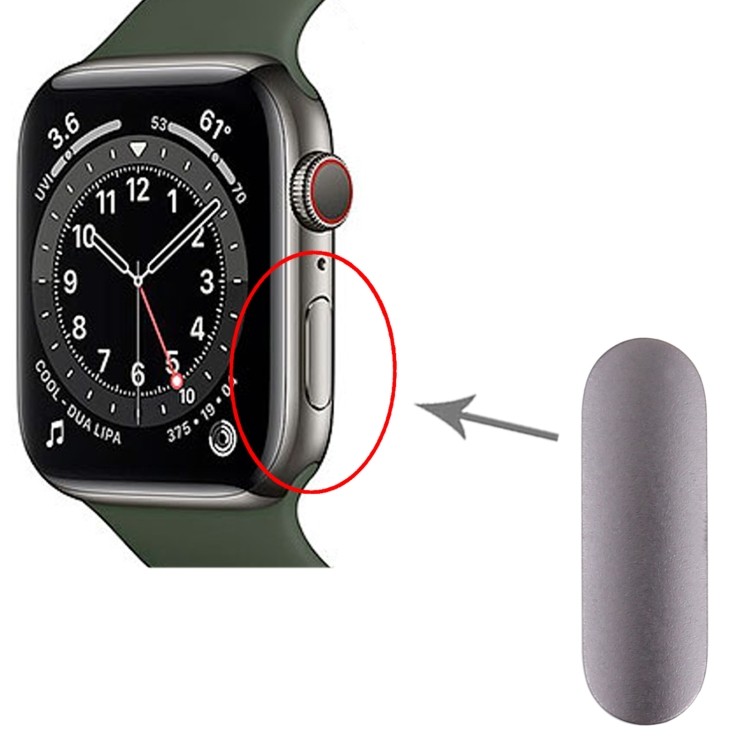 Power Button Replacement for Apple Watch Series 6 40mm & 44mm, Grey Color