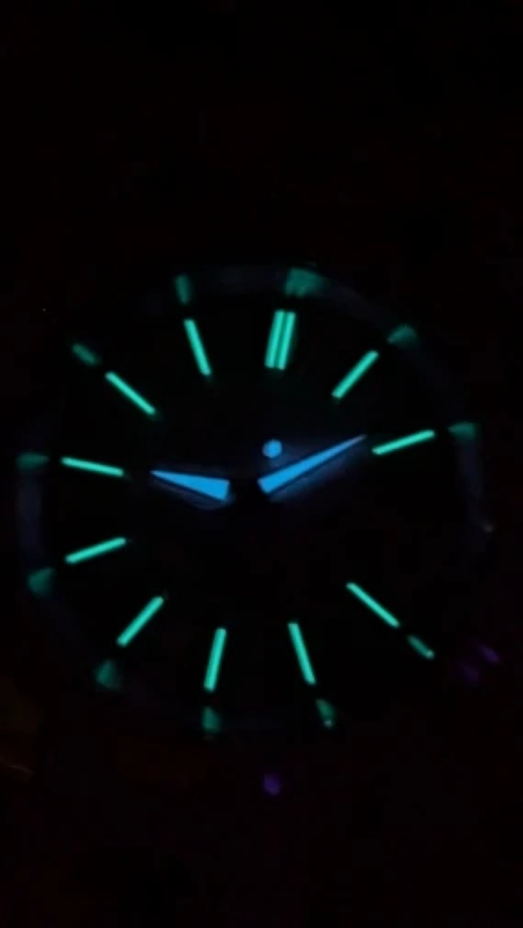 Blue Luminous Watch Hands for NH35 NH36 Movement Diving Watch Parts