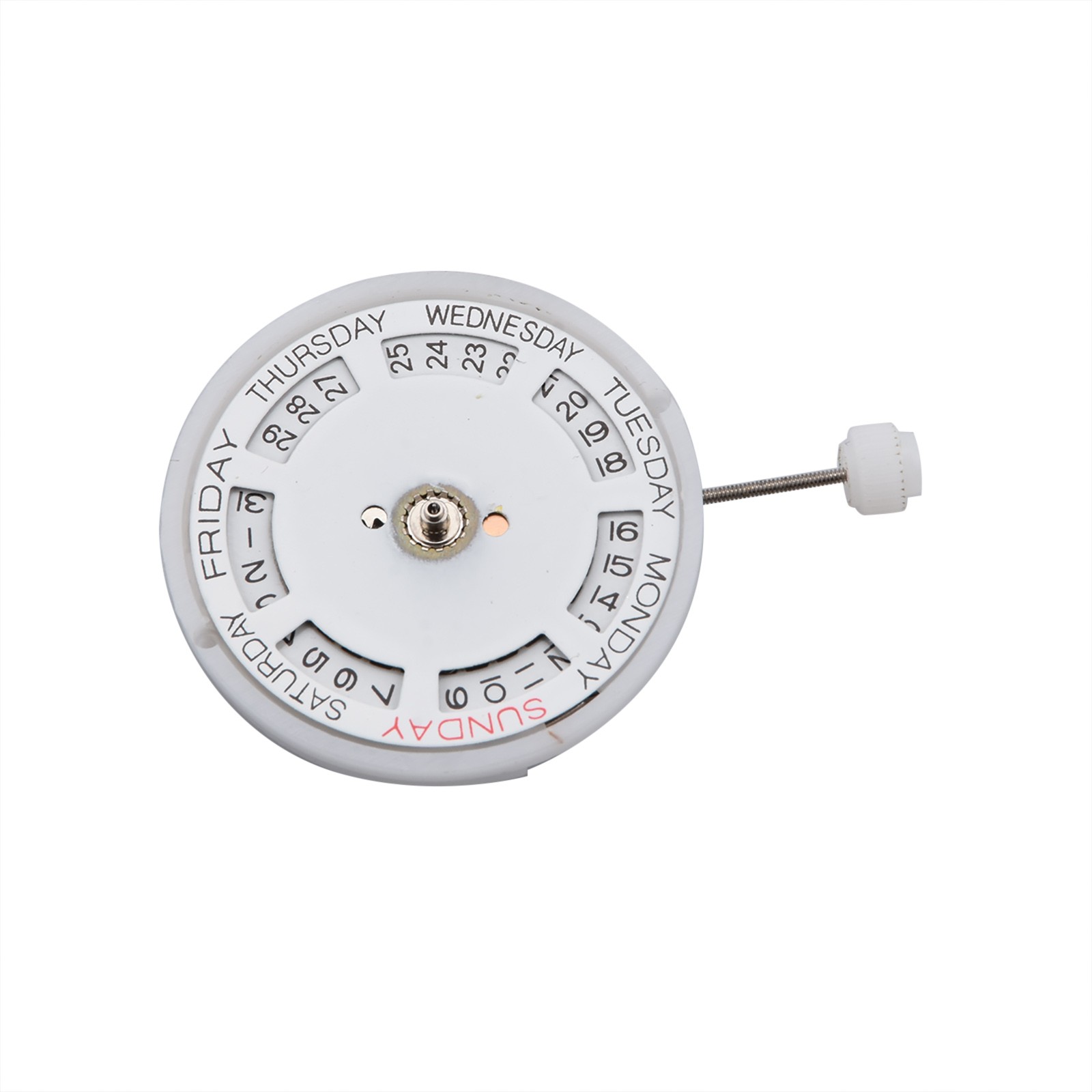Metal Dual Calendar Day Date Automatic 2813 8205 Watch Movement Accuracy Jewels