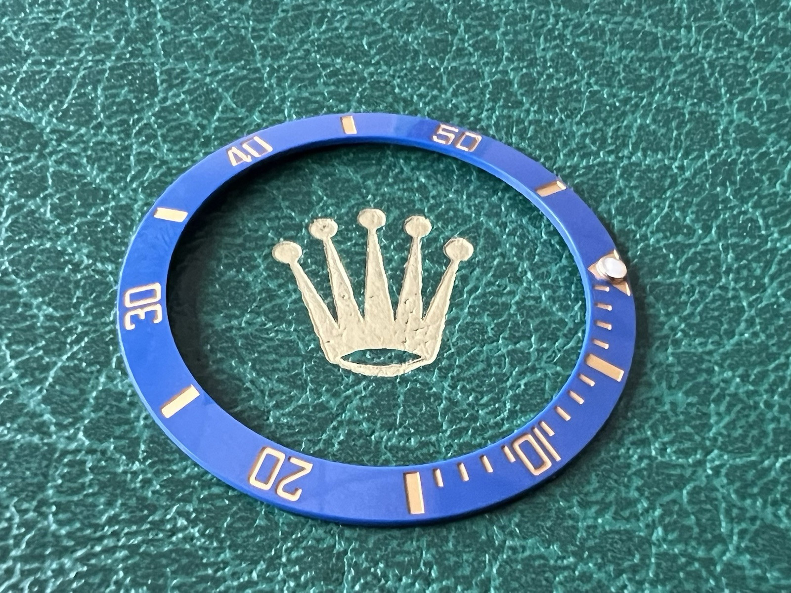 Genuine ROLEX Submariner 116613 116618 116613LB 116618LB Blue BEZEL Insert #1123