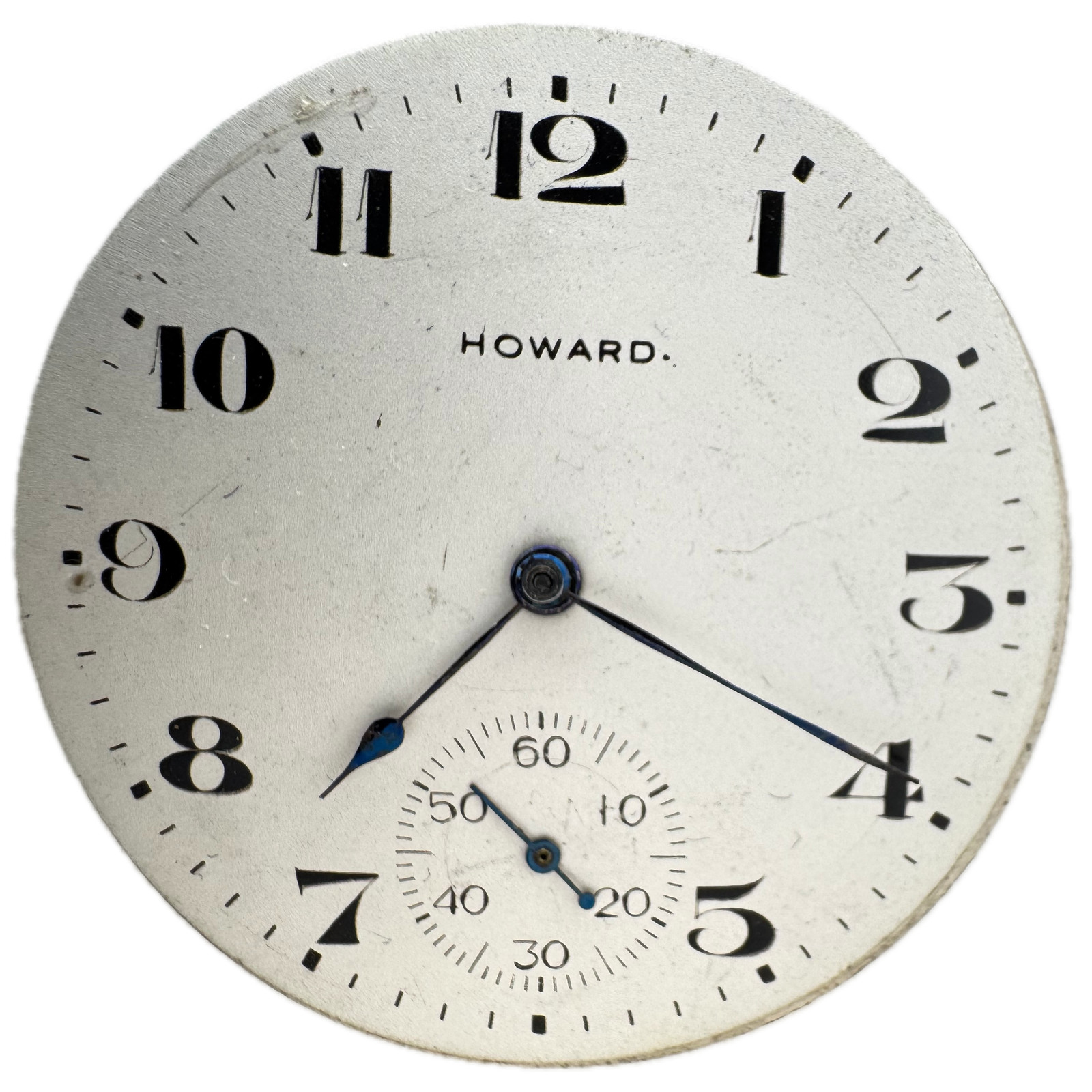 Antique 16s E Howard Matte Dial Hunter Mechanical Pocket Watch Movement Series 3
