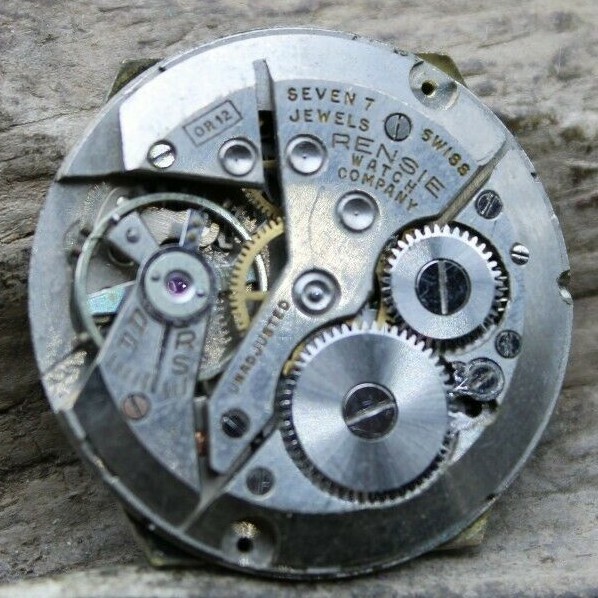Vintage Rensie 7j Wrist Watch Movement OR12 (D3I3)