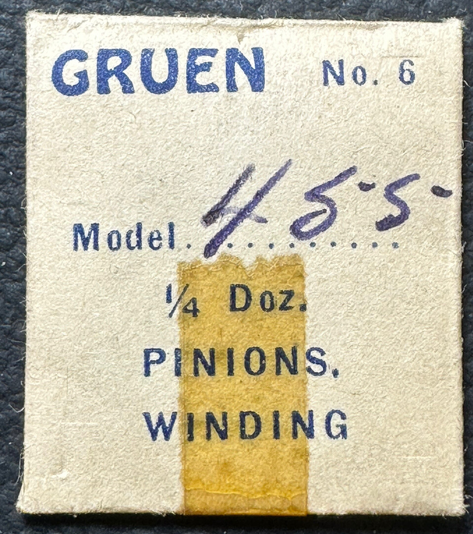 GENUINE GRUEN EB410 CAL455 1/4 DOZEN WINDING PINION WATCH REPAIR WP5