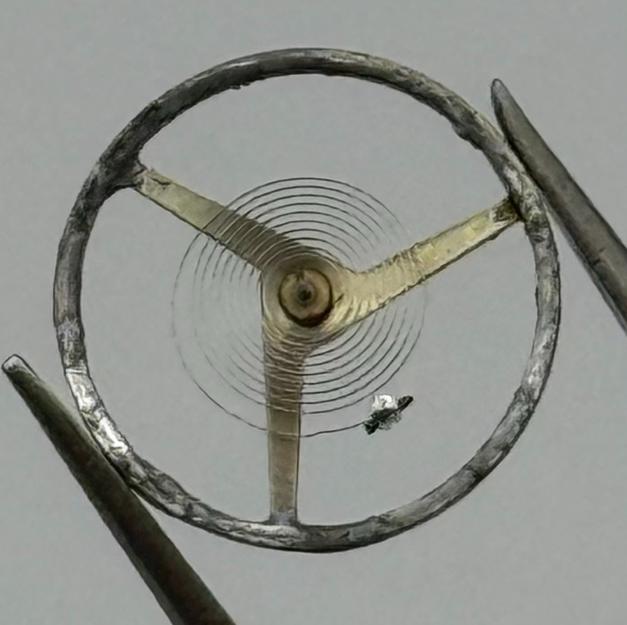 ETA 2751 2771 Balance Wheel Complete And Spring Renata 1835 Watch Movement Parts