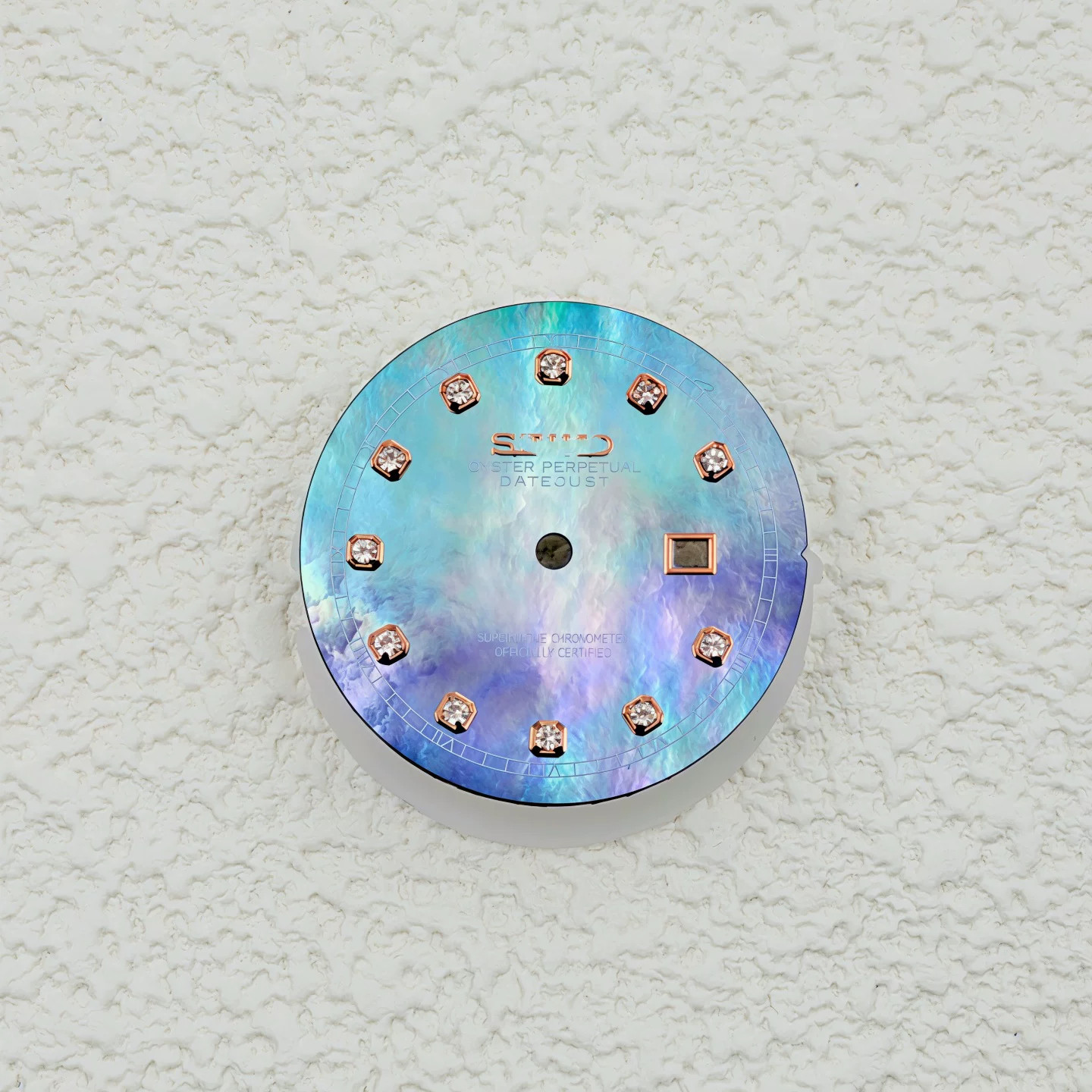 25mm Pearl Diamond Watch Dial No Luminous For Nh05 Movement Watch Accessories