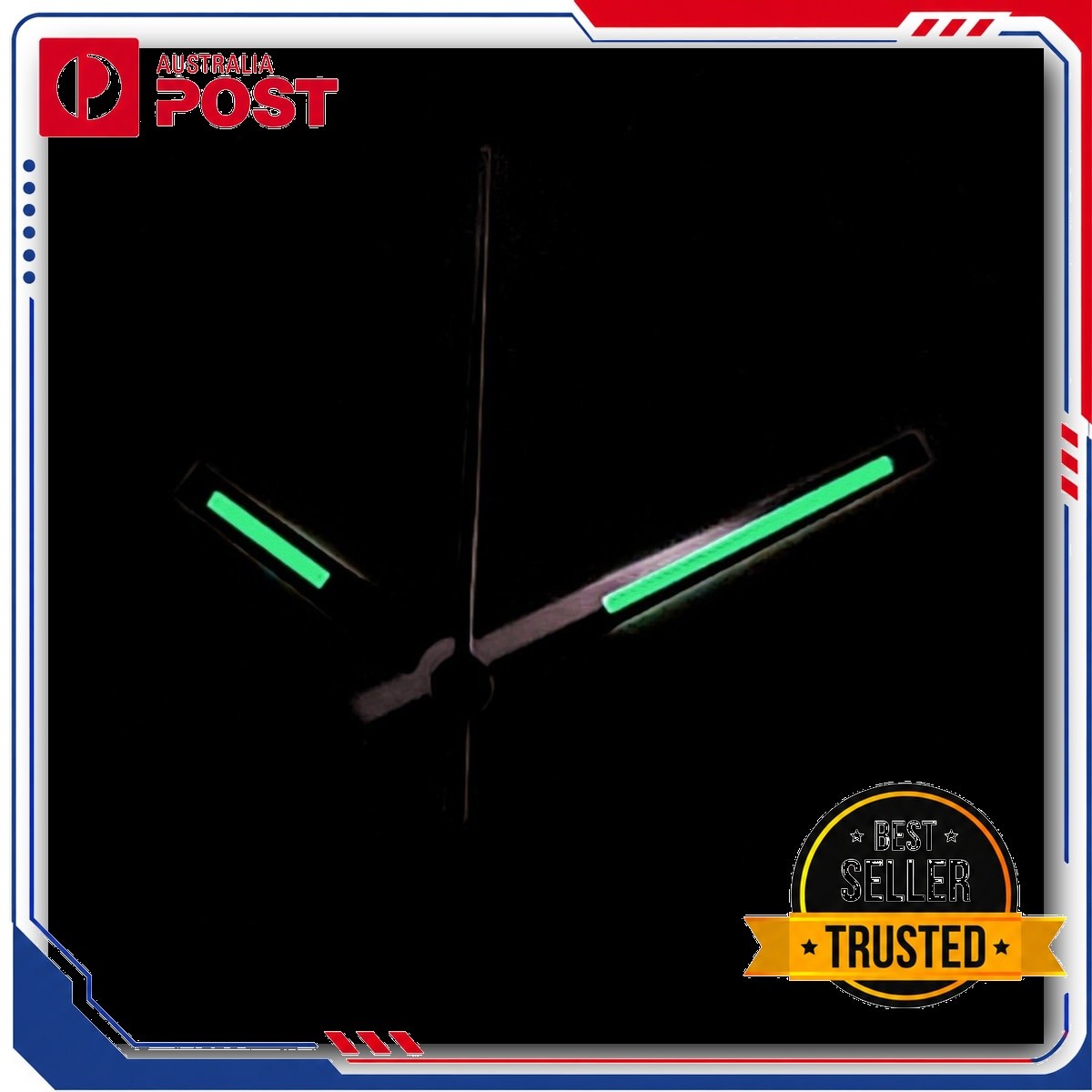 Green Luminous Watch Hands for NH35 N36 4R 7S Movement Modification Set
