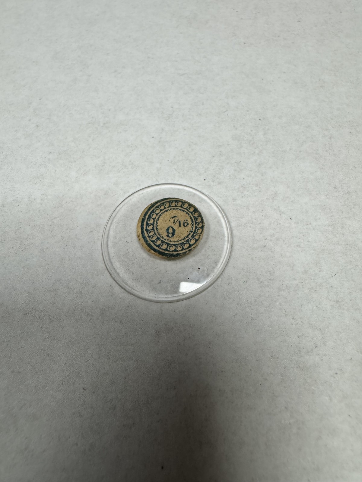 Vintage Unmarked Watch Acrylic Crystal Domed 21.22mm 9 7/16 Clear Lens