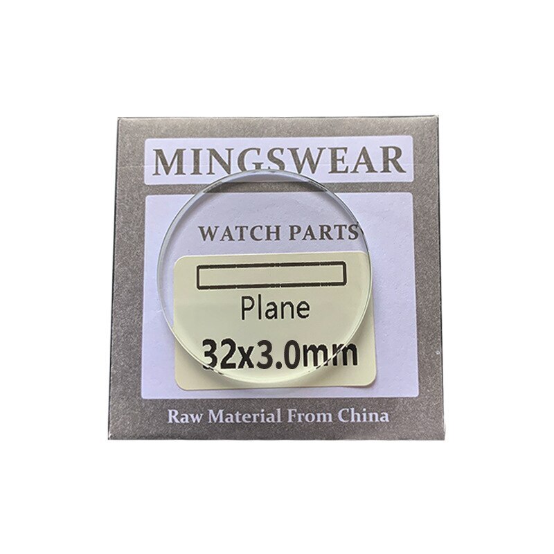 BH 2X Thickness 3.0mm Clear Flat Watch Glass Lens Mirror 27-45mm Watch Crystal