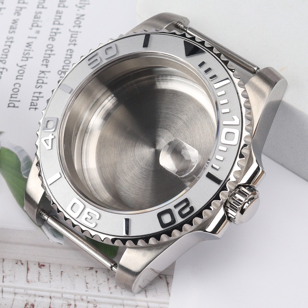 Sapphire Crystal NH35 Watch Case 40mm Steel For NH35 NH34 NH36 NH38 28.5mm Dial
