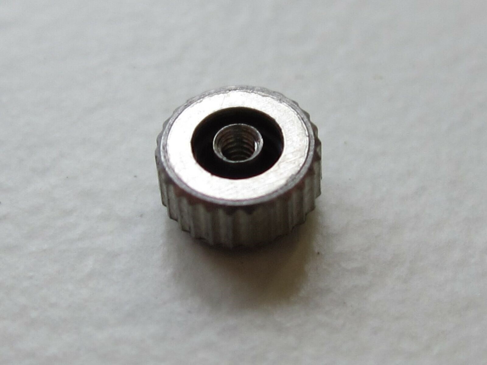 Omega N.O.S. ø 4.0 mm steel watch crown thread size 0.9 mm