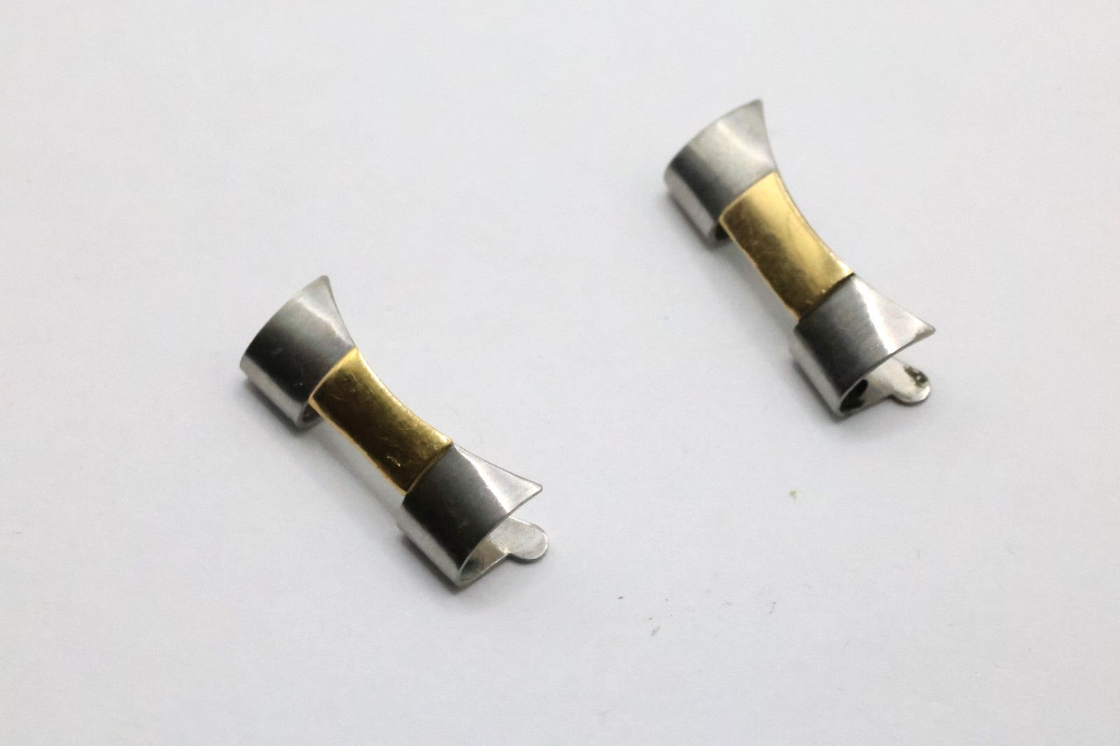 Authentic 401B Rolex 20mm End Links 18k Yellow Gold & Stainless Steel #183