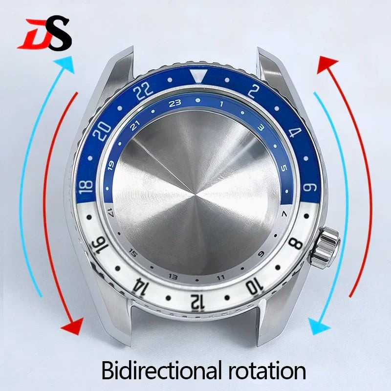 SPB185 42mm Case Sapphire Glass Bezel Blue Lume Two-way Rotation NH35 NH34 20bar