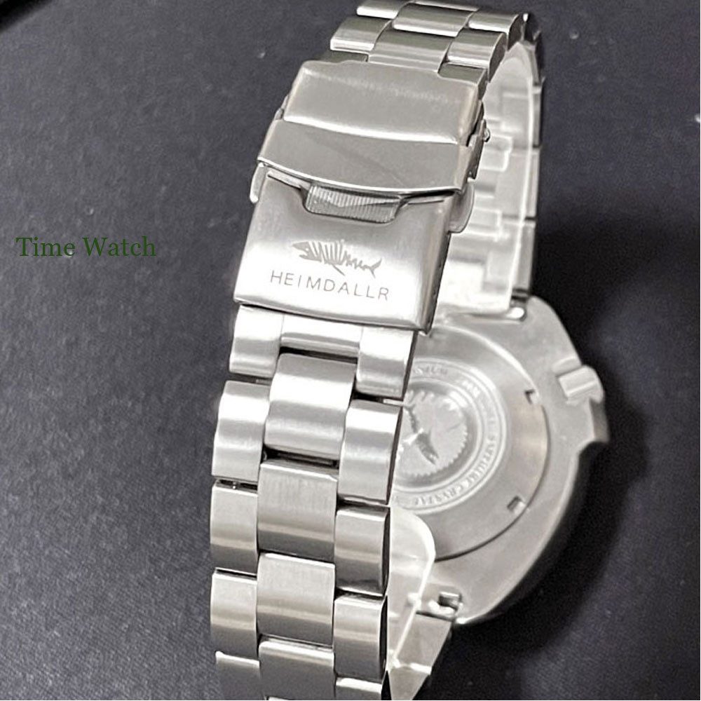 Fit NH35A 20BAR Watch Case Real Titanium Cases+Bracelet Sapphire Glass AR Coated