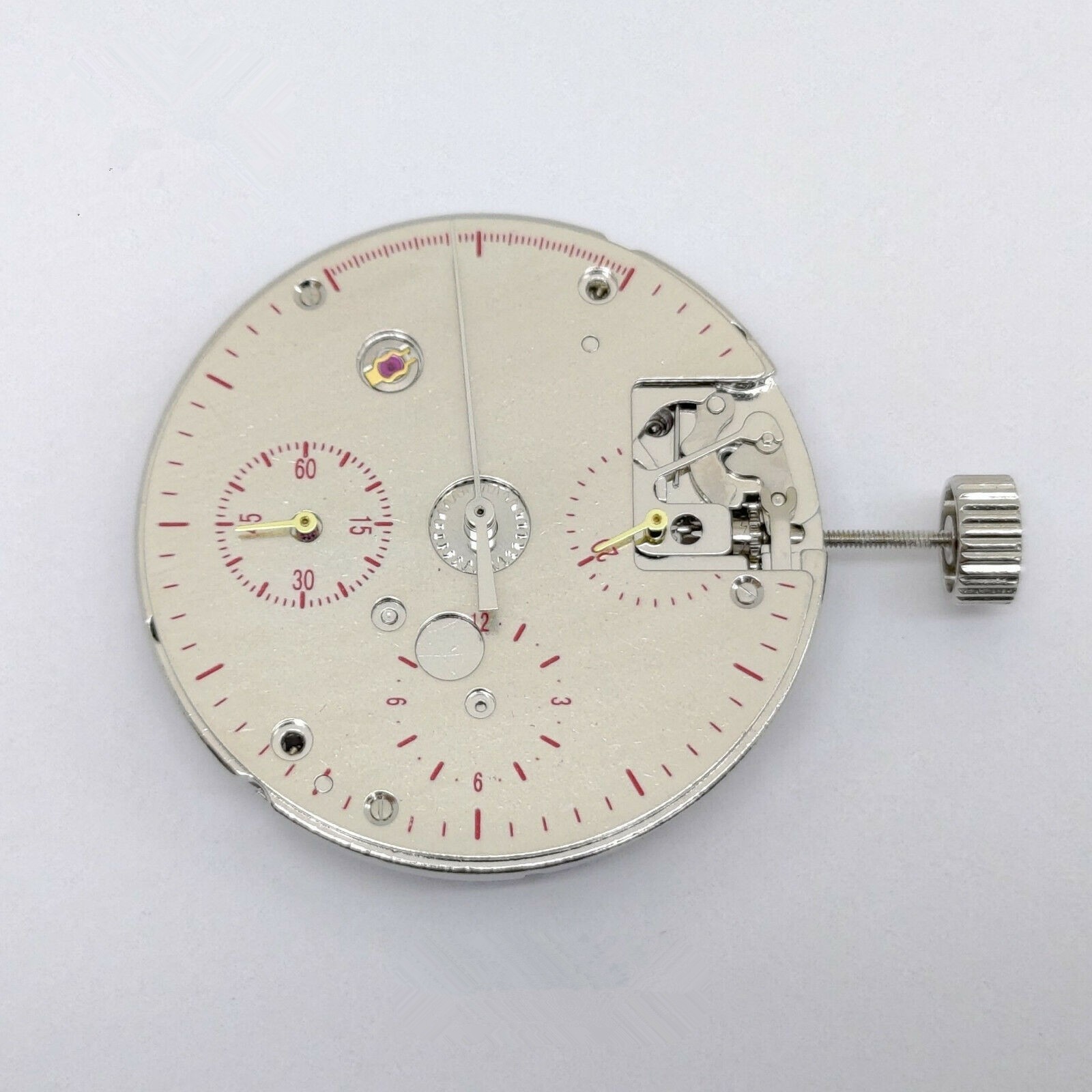 Mechanical Chronograph Handwind Watch Movement Fit For Seagull ST1901 TY2901