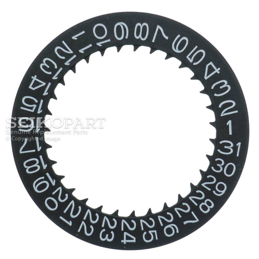 Seiko 0878207 Black Date Disc Dial 7S26C 7S36C Automatic Movement White Numbers