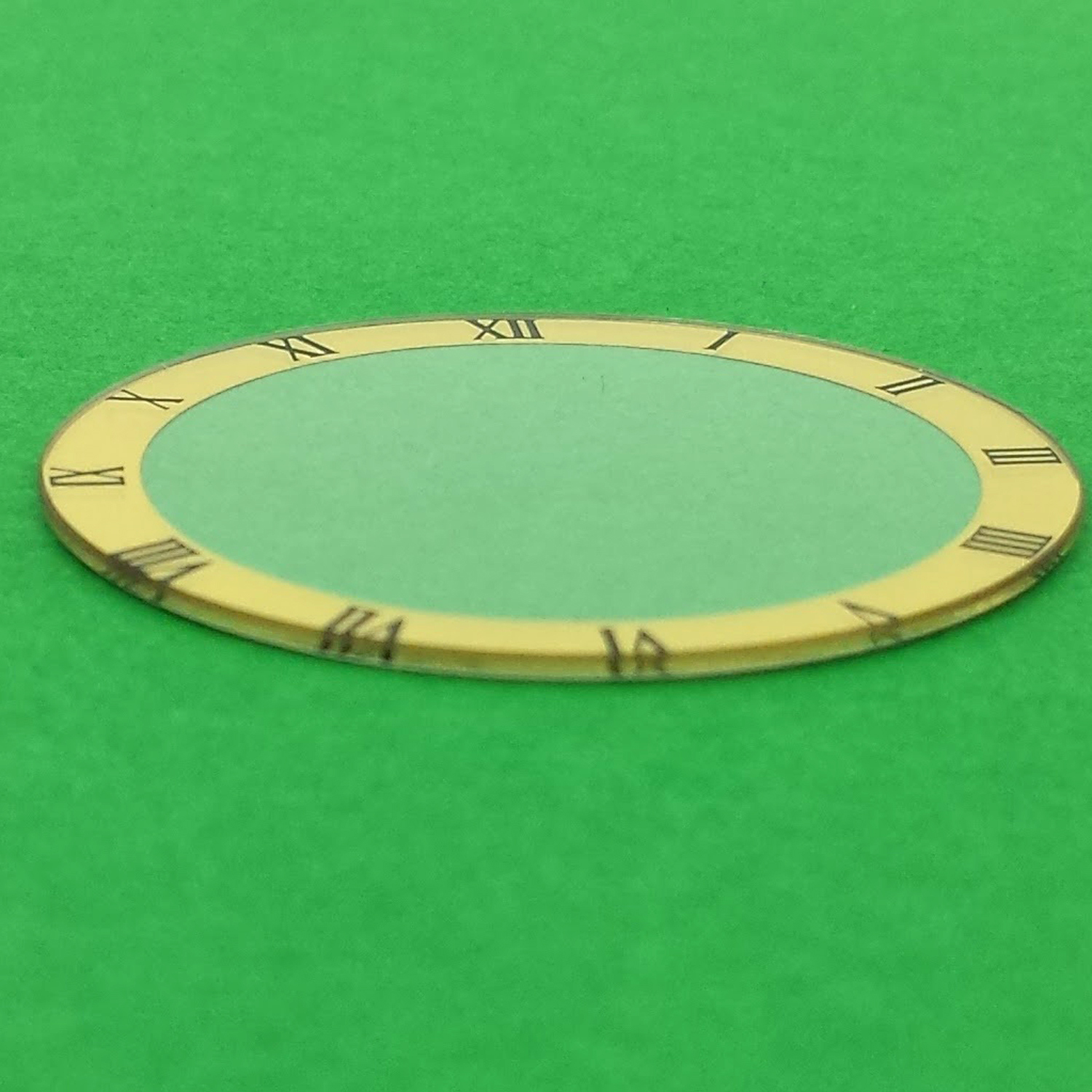 Watch Crystal Gold Trim with Roman Numerals