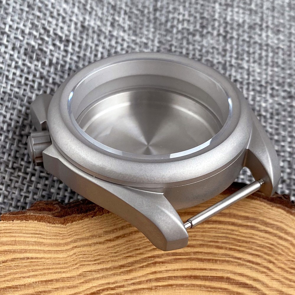 200M Diving Stainless Steel Watch Case 40mm Sandblast Brushed Fit NH34 NH35 NH36
