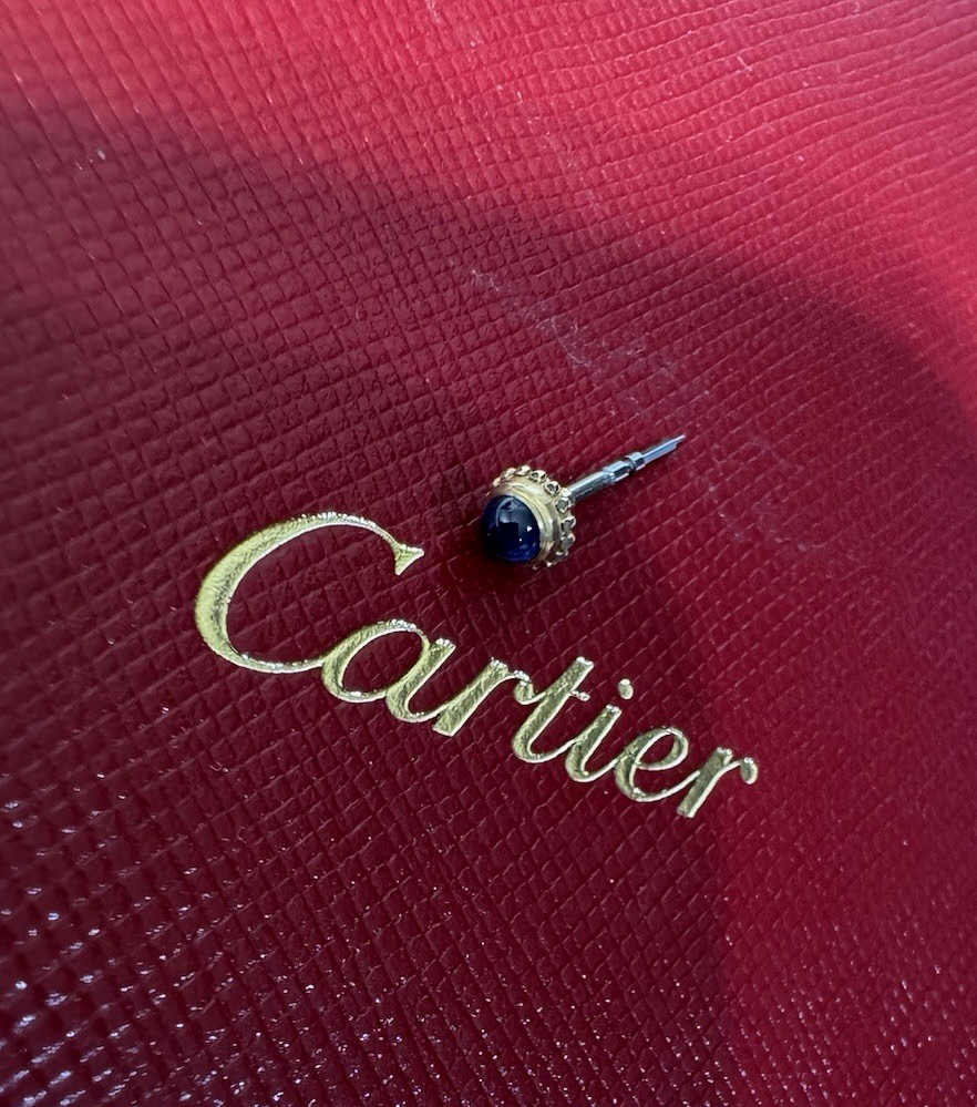Cartier MUST DE CARTIER Watch Crown 18k Yellow Gold 4.4mm Authentic Swiss Made